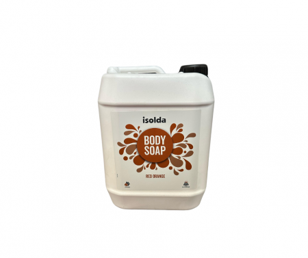 Dozatoare sapun lichid si consumabile - Sapun lichid & gel de dus delicat cu parfum de portocale rosii, 5l, Isolda