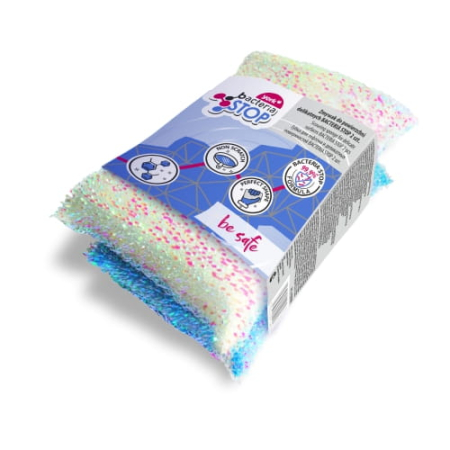 Articole menaj BACTERIA STOP - Set 2 bureti pentru suprafete delicate, Bacteria Stop, York