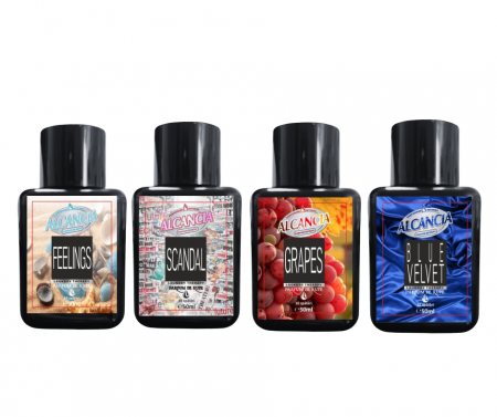 DETERGENTI RUFE SI INTRETINERE TEXTILE - Set Parfum de rufe, Aroma Mixt, 50ml, Alcancia