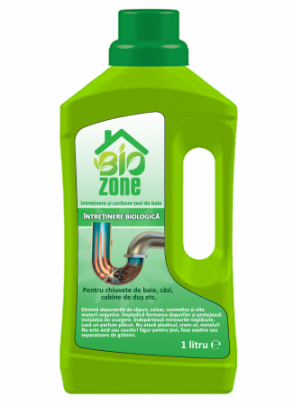 PRODUSE BRAND DAXI - Solutie biologica pentru intretinere tevi baie, 1 L