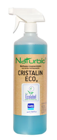 DETERGENTI BIO - Solutie concentrata pentru curatarea multisuprafetelor si a sticlei, Cristalin, 1L