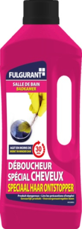 Solutii desfundat țevi - Solutie dizolvare par pentru tevi 800ml ,FULGURANT