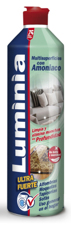 DETERGENTI RUFE SI INTRETINERE TEXTILE - Solutie lichida pe baza de amoniac pentru tesaturi, covoare, mochete 750ml Luminia