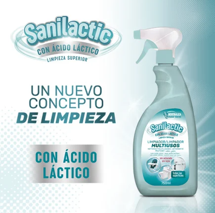 Solutie pentru curatat multisuprafete cu acid lactic ,750ml [3]