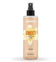 Deodorante antiperspirante si deo roll,spray de corp - Spray de corp SWEET, aroma de Vanilie si Trandafir 240ml