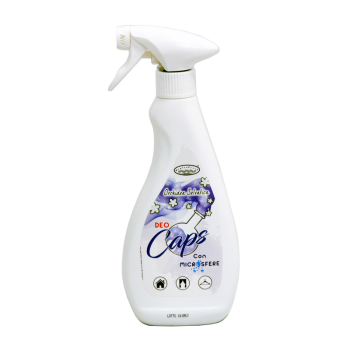 Neutralizare miros si odorizare textile,masini de spalat ,uscatoare rufe - Spray parfumat pentru ambient si tesaturi DeoCaps, Orhidee Salbatica,  500ml