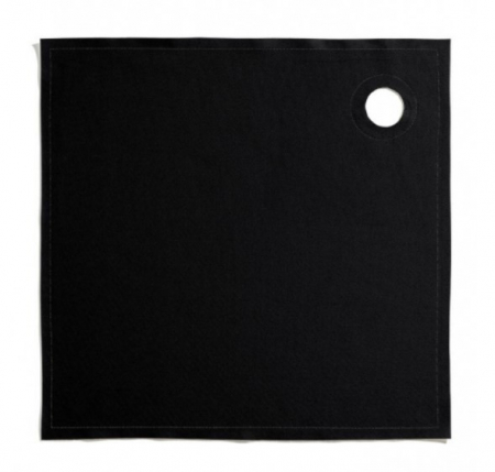 Suport din bumbac pentru sticle de vin 40x40, 12 buc, Negru, Roll Drap [3]