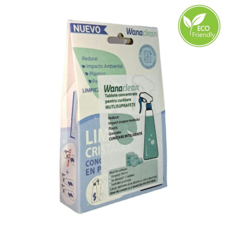 Eco Friendly - Tablete concentrate eco-friendly pentru curatare multisuprafete,6buc/set