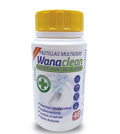 CURATENIE SI INTRETINERE CASA - Tablete igienizante cu clor Wanaclean 48 tablete/cutie