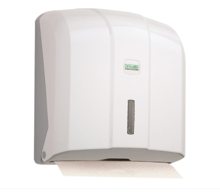 Dispensere prosoape pliate de maini si consumabile - Dispenser prosop hartie Z ingust, capacitate 300buc, alb