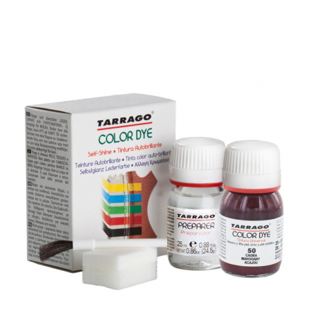 Detergenti Rufe & Intretinere Textile - Vopsea + fixator pentru piele, Tarrago, Old Leather 25ml