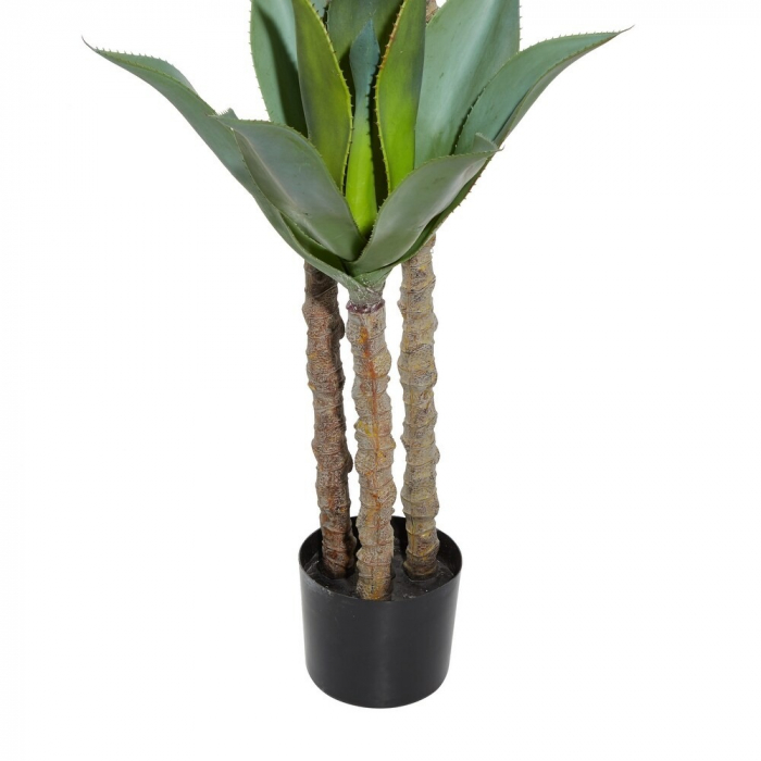 Pom Artificial Agave cu 3 Tulpini, pentru Decor Interior si Exterior, 180cm Verde [4]