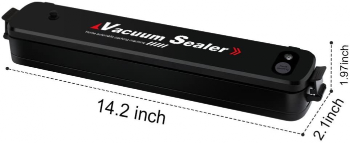 Aparat de sigilat si vidat Vacuum Sealer, 220V , 90W, negru [3]