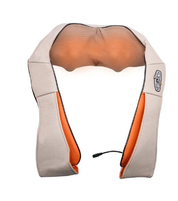 Aparat pentru Masaj Cervical,Infrarosu cu Miscare Circulara, Culoare Maro [4]