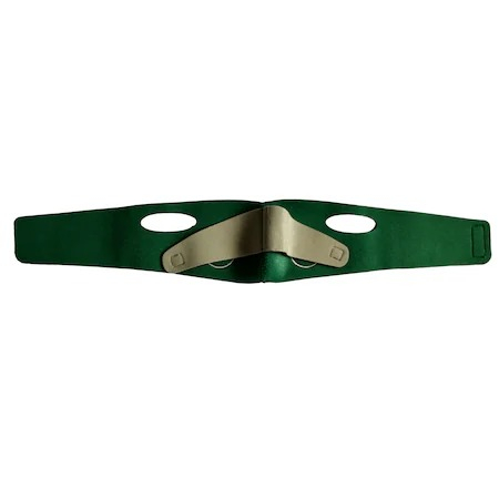 Banda de slabire a fetei si reducerea barbiei duble, antirid, unisex, reglabila, verde [3]