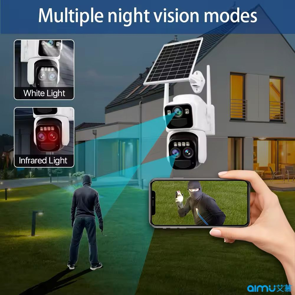 Cameră Supraveghere 4G cu Panou Solar – IR, Senzor Mișcare [5]