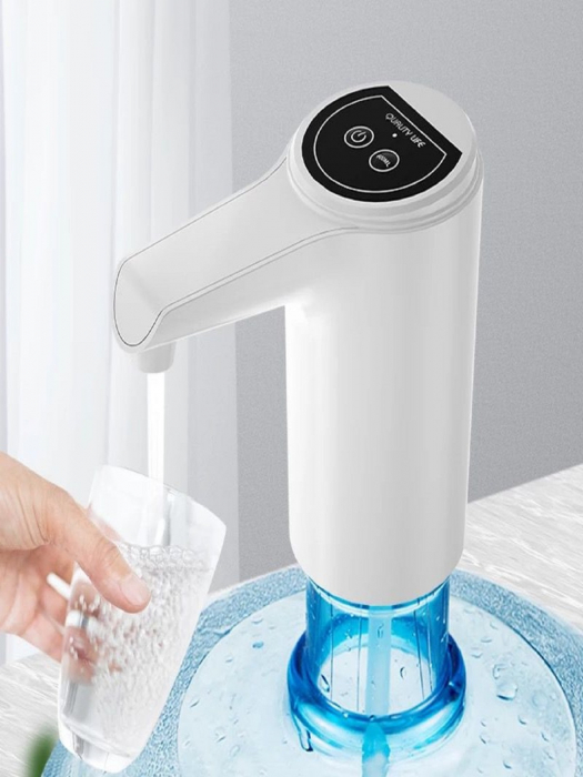 Dispenser Electric pentru Apa , Incarcare USB, Dozare 600ml, Alb [3]