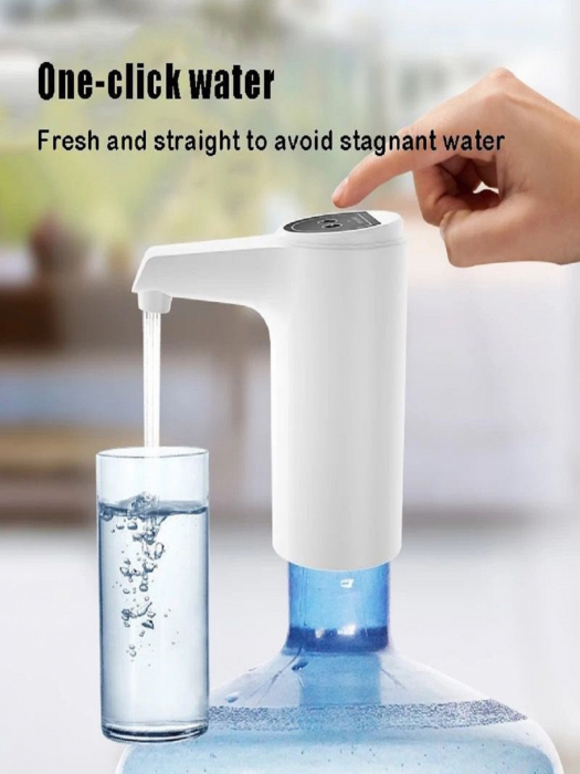 Dispenser Electric pentru Apa , Incarcare USB, Dozare 600ml, Alb [6]