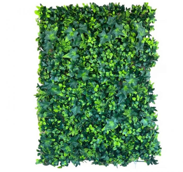 Gard viu artificial cu frunze verzi,  panou 40x60 cm [1]