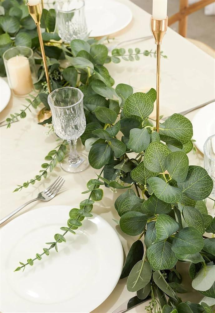 Ghirlanda Flori Artificiale Curgătoare 175 cm, Decor Plastic pentru Interior și Exterior [3]
