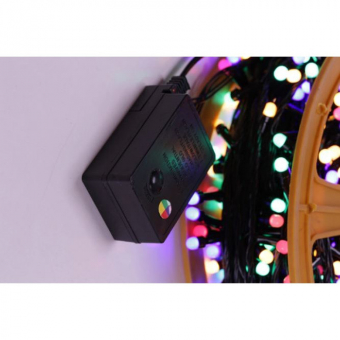 Instalatie de Craciun Multicolora Tip Rola, Liniara, 100m, 420 leduri 6025RB / ghirlanda lunga , Utilizare Exterior-Interior [5]