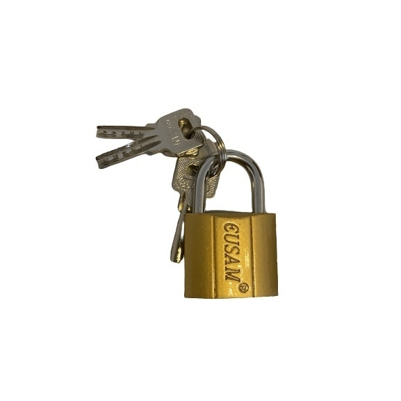 Lacat Gusam Top Security din otel 63 mm, cu 3 chei [1]