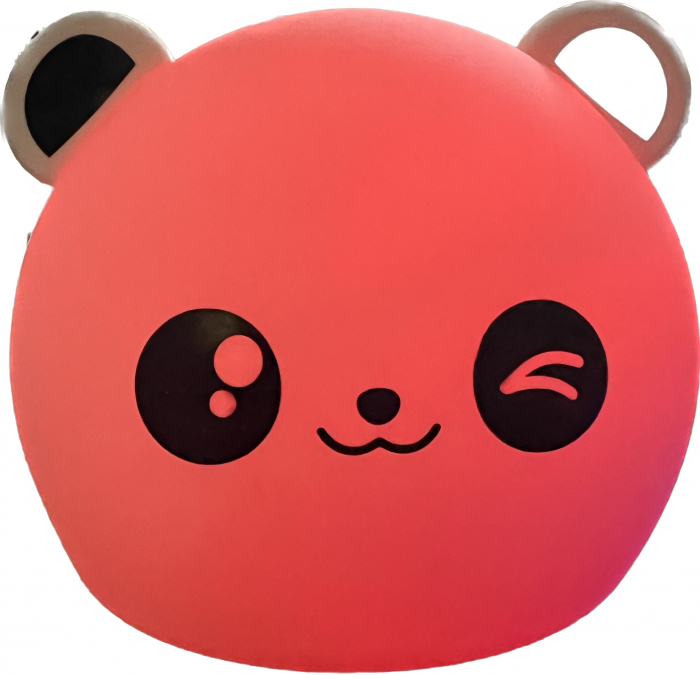 Lampa de Veghe cu Ursulet Panda, Led, pentru Copii, Waterproof, 7 Culori [8]
