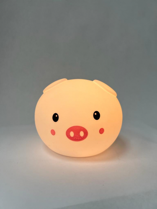 Lampa de Veghe Hope cu Led, pentru Copii, Waterproof - Porcusor [6]