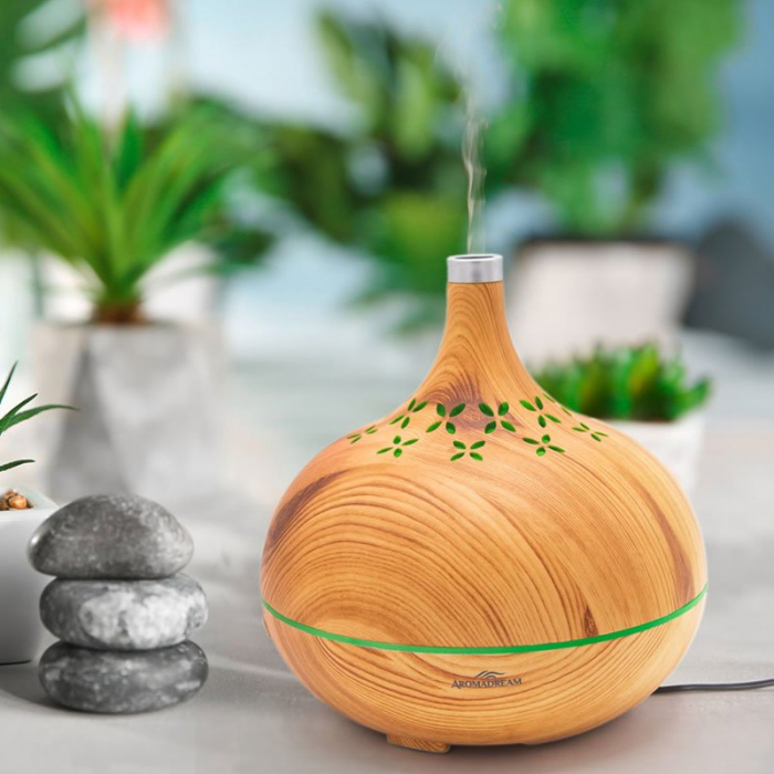 Umidificator cu Ultrasunete, 400 ml, Aroma Difuzor, Alimentare Priza [2]