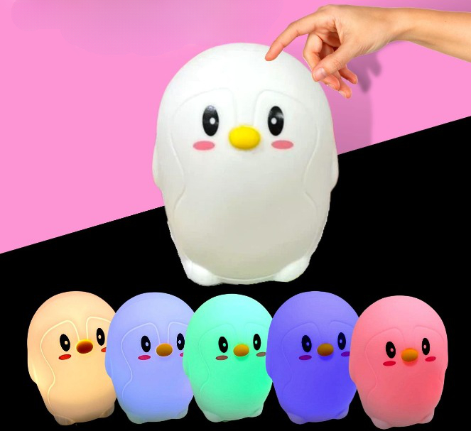 Lampa de Veghe Pinguin cu Led, pentru Copii, Waterproof [14]