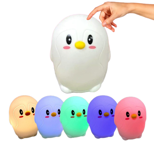 Lampa de Veghe Pinguin cu Led, pentru Copii, Waterproof [1]