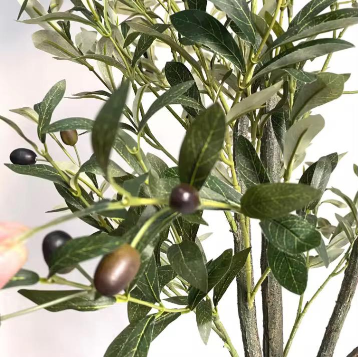 Măslin artificial în ghiveci 120cm, plantă decorativă elegantă pentru interior sau terasă [2]