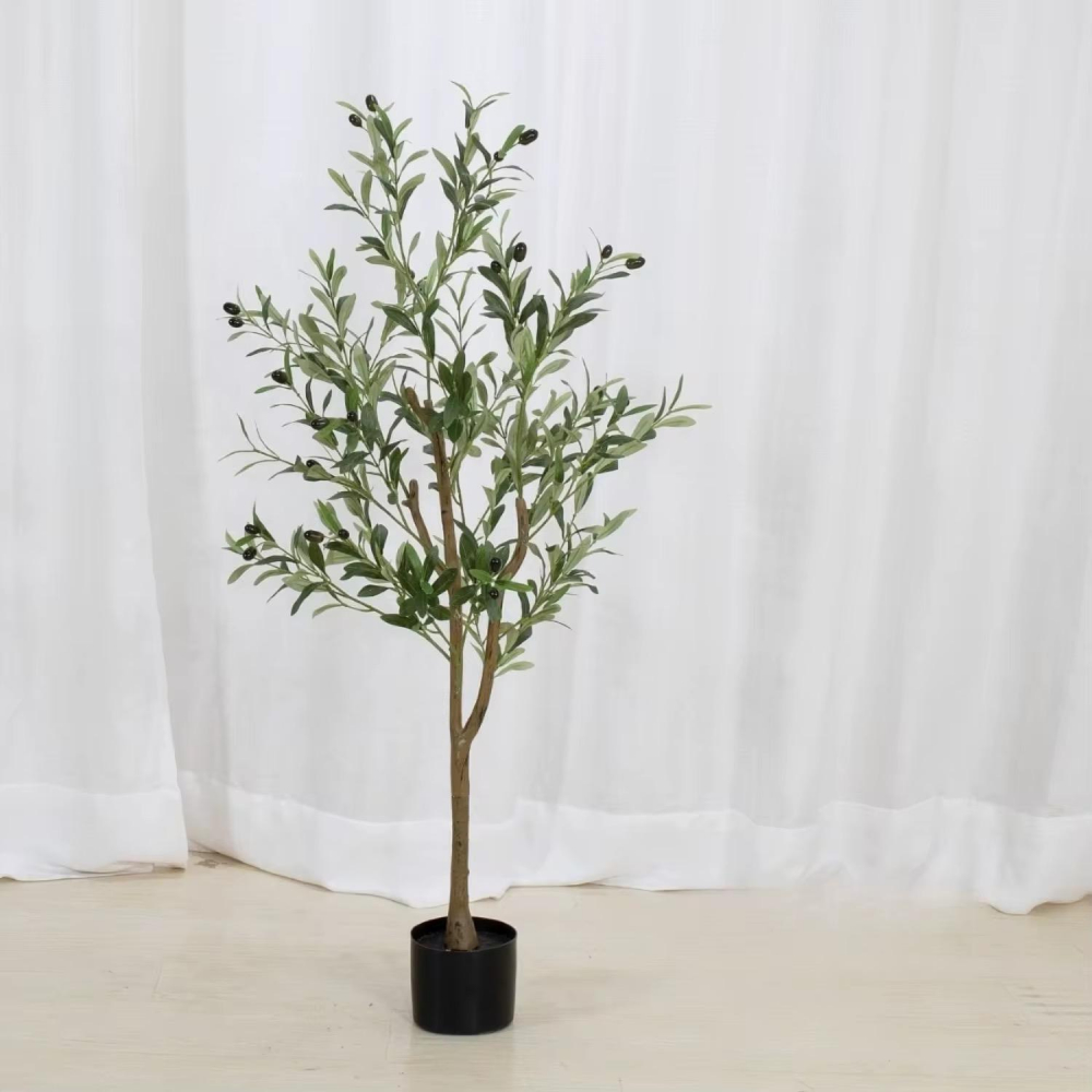 Măslin artificial în ghiveci 150cm, plantă decorativă elegantă pentru interior sau terasă [1]