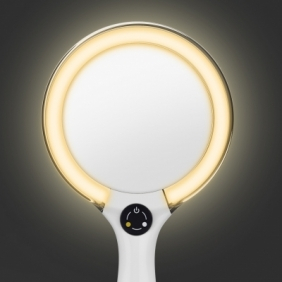 Oglinda Cosmetica cu 2 Tipuri de Lumina LED,Incarcare Wireless [4]