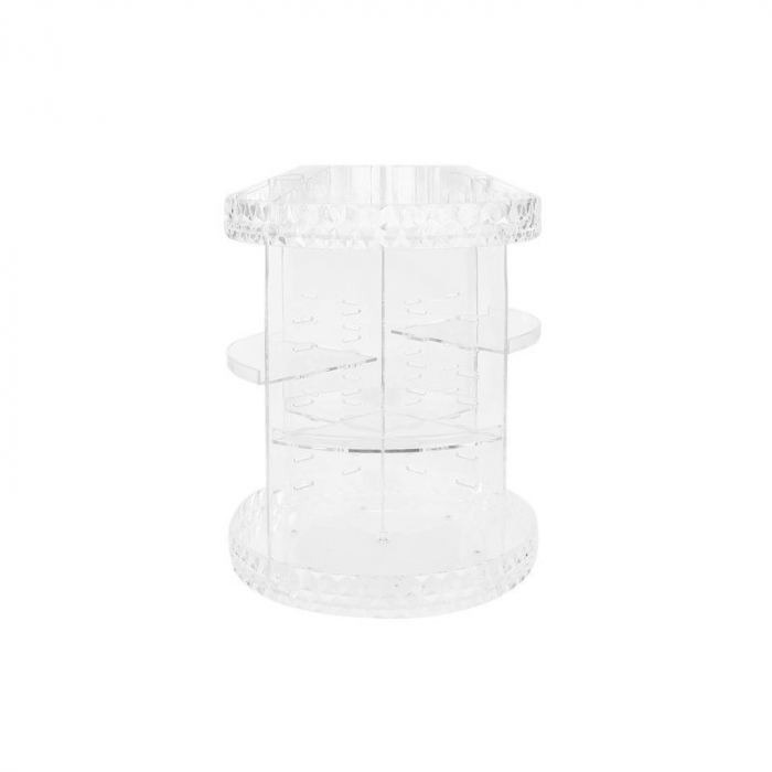 Organizator Cosmetic Rotativ 360 Grade, 27,5x34, Depozitare Personalizabila, Transparent [1]