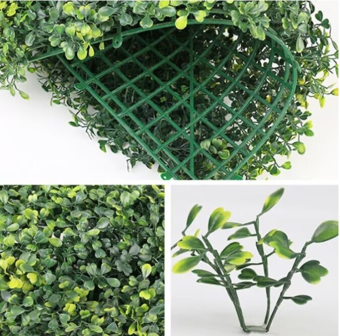 Panou de perete verde artificial RoveRim, Gradini verticale din plante artificiale 60x40 cm [3]