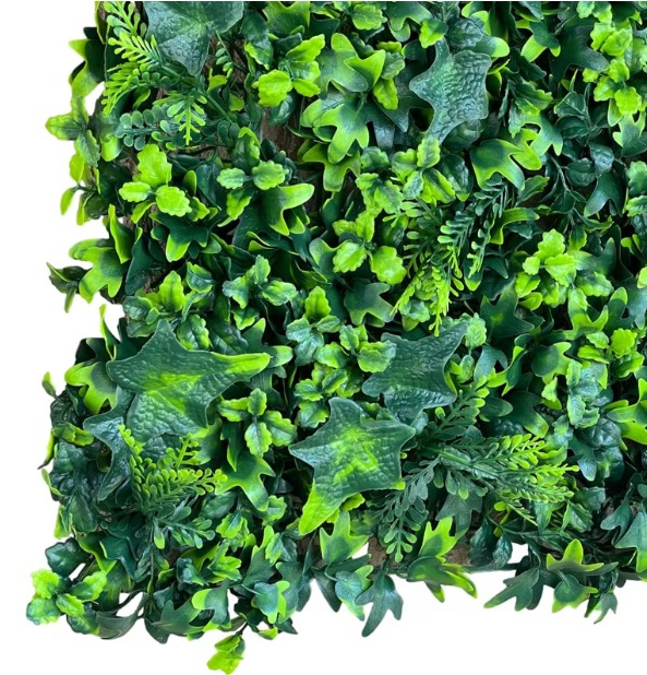 Panou Viu Artificial cu Frunze Verzi – Grădină Verticală 40x60 cm [3]