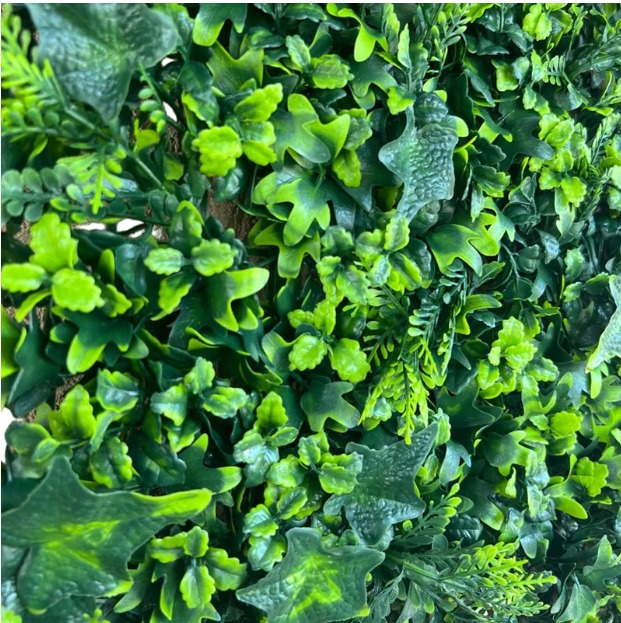 Panou Viu Artificial cu Frunze Verzi – Grădină Verticală 40x60 cm [2]