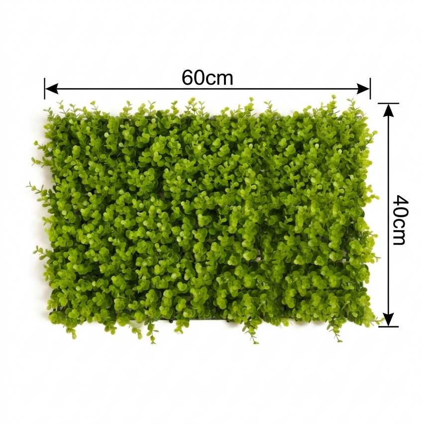 Panou Verde Artificial 60x40 cm – Pachet 9+1 Gratis – Protecție UV, Interior/Exterior [2]