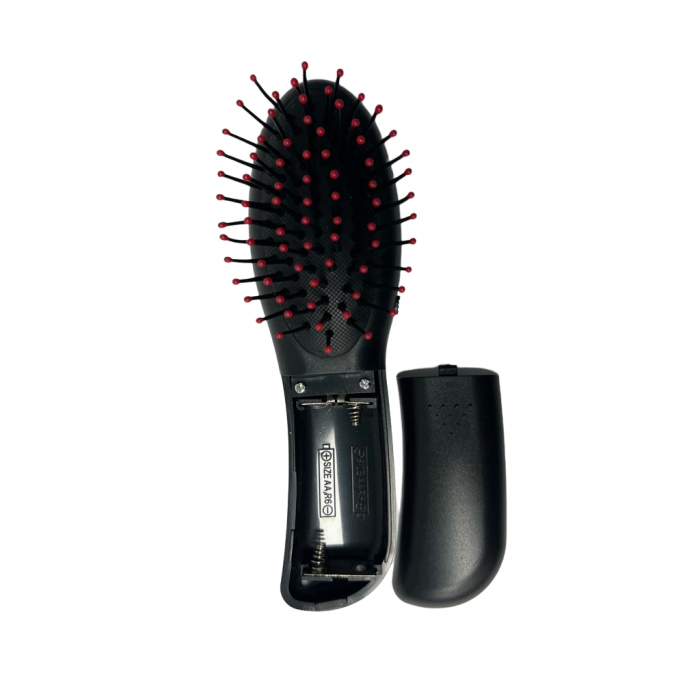 Perie de Par Electrica , pentru Masaj Capilar, cu Baterii de Tip AA , Potrivita pentru Calatorii, Hope Brush [3]
