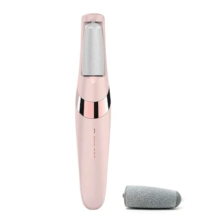 Pila Wellness pentru Talpi si Calcaie, Wireless, Incarcare USB, Lumina LED, Impermeabila, Roz [1]