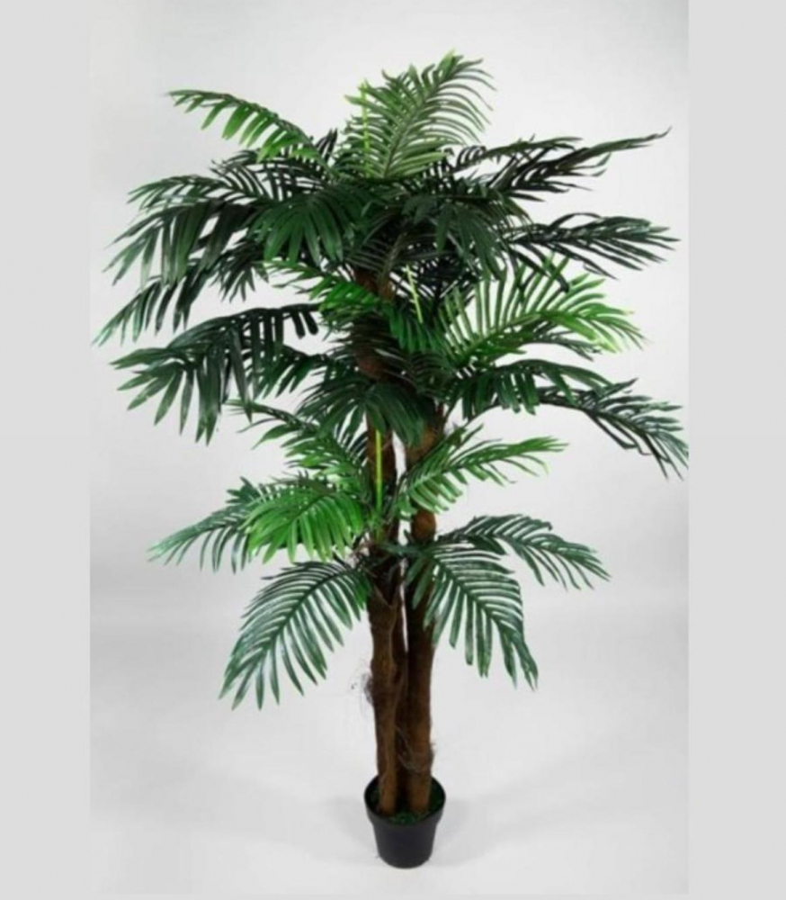 Planta artificiala palmier 180 cm + Set 12 bucati planta artificiala curgatoare culoare mov [3]