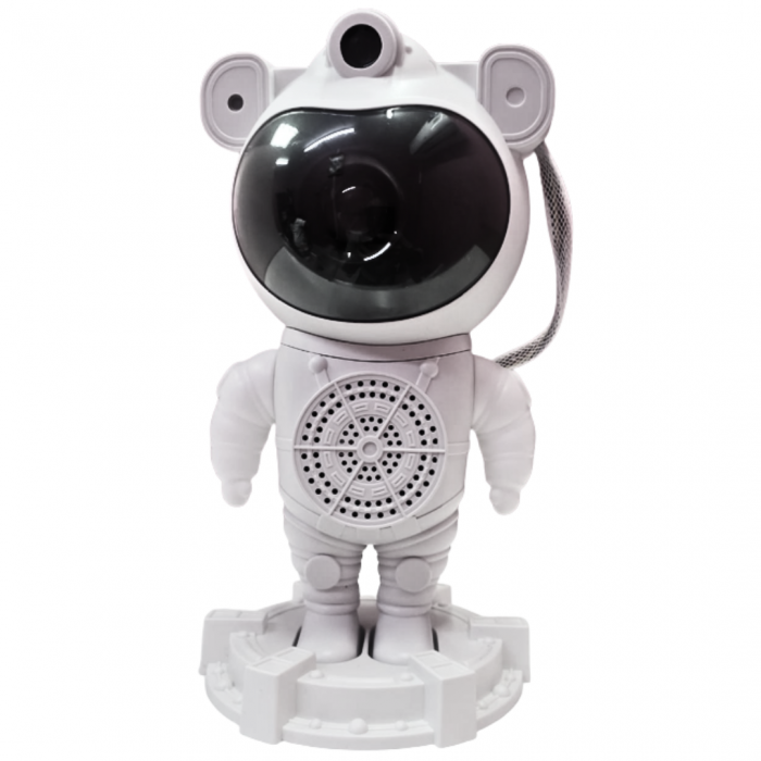 Proiector Laser Astronaut cu Joc de Lumini Aurora Boreala si Stele, Boxa, Sunete Albe, Functie Bluethood, Reglare 360, Timer, Setare Luminozitate, Viteza, Telecomanda [2]