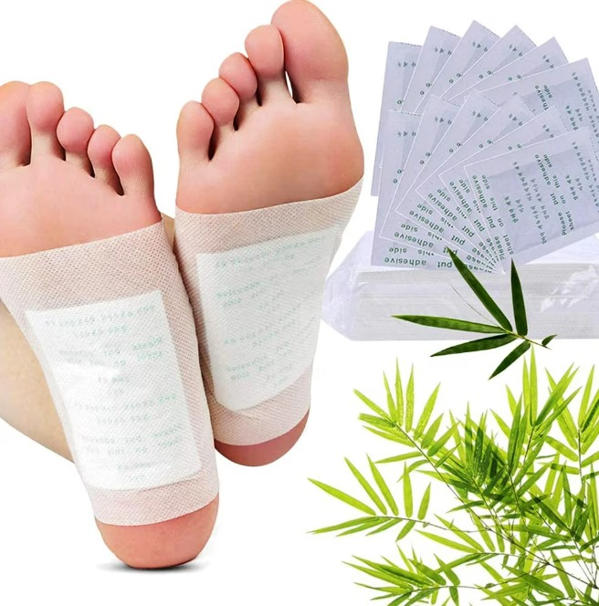 Set 100 Plasturi KINOKI, pentru Detoxifierea Organismului, cu Turmalina, Vitamina C, E si Uleiuri Rafinate [3]