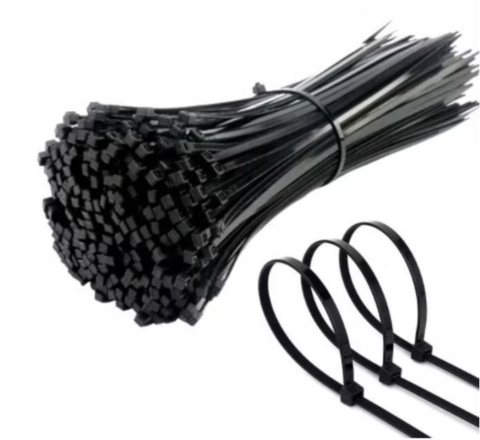Set 100 soricei prindere rapida, 4.8x200mm, Negru [4]