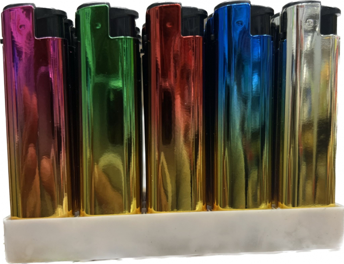 Set 20 de Brichete Anti-Vant, 4 Culori Degrade + Cadou 5 Bucati , Rainbow Lighter [4]