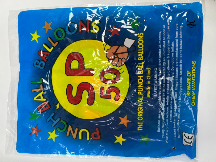 Set 50 baloane colorate cu snur 45 cm, Hop 7 [4]
