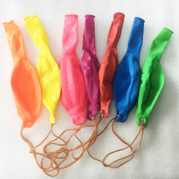 Set 50 baloane colorate cu snur 45 cm, Hop 7 [3]