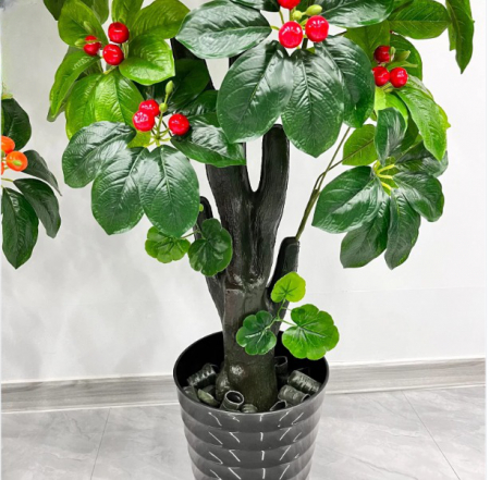 Copac Artificial, Pom Fructifer Cires cu Multe Cirese Rosii, 180 cm [2]