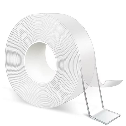 Bandă adezivă siliconică transparentă, rezistentă la apă, reutilizabilă, 3cm x 5m, multifuncțională [2]